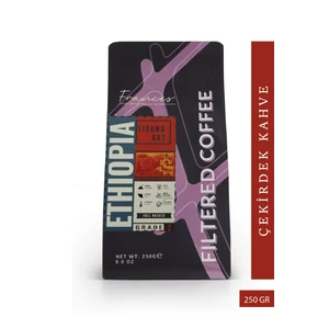 Arabica Ethiopia Filtre | Orta Kavrum | Çekirdek Kahve | 250 gr | Orta Gövde, Dolgun Tat