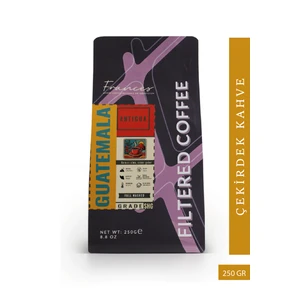Arabica Guatemala Filtre | Orta Kavrum | Çekirdek Kahve | 250 gr | Yüksek Gövde- Düşük Asidite