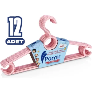 12 Adet Boncuk Çocuk ve Bebek Kıyafet Askısı Elbise Askısı