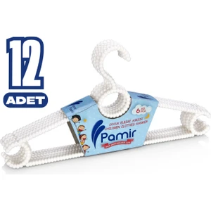 12 Adet Boncuk Çocuk ve Bebek Kıyafet Askısı Elbise Askısı