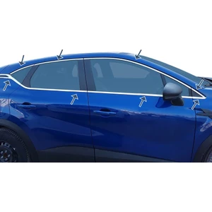 Renault Captur Touch (Açık) Cam Çıtası Tam Tur  16 Parç. 2020+