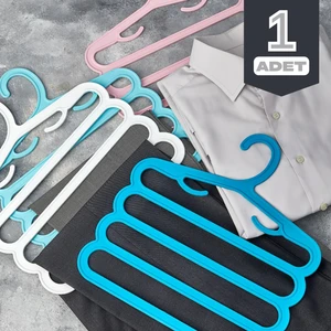 Beray Home 1 Adet 4 Katlı Dolap Içi Pantalon Eşarp Şal Askısı Çoklu Askılık Dekoratif Katlı Akıllı Askı
