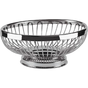 Paslanmaz Küçük Oval Ekmek Sepeti (A 022 01)