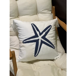 Tekli Punch Işlemeli Nakışlı Dekoratif Premium Kırlent Kılıfı