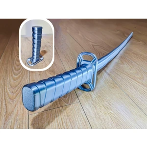 3D Katlanabilir Katana Kılıç 80 cm – 3D Baskı Dekoratif