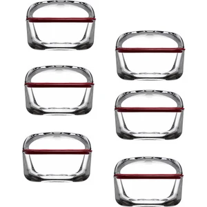 96887 Plus Silikon Contalı Kapaklı Saklama Kabı Seti 395 cc 6 Adet