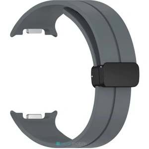 Galaxy Watch 8 40 / 44 mm Uyumlu Silikon Kordon Magnetik D Tokalı Spor Kayış Mıknatıslı Toka