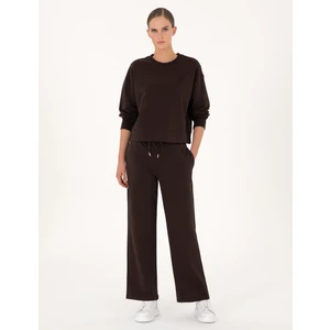 Pierre Cardin Kadın Kahverengi Loose Fit Eşofman Altı 50314964-VR029