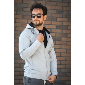 Chev Micro Interlok Dik Yaka Fermuarlı Hırka Sweatshirt