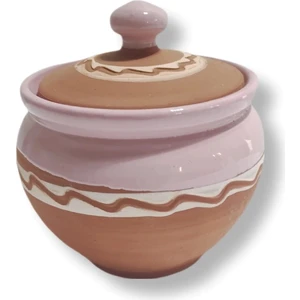 Dekoratif Toprak Sırlı Şekerlik