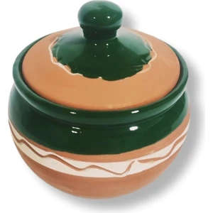 Dekoratif Toprak Sırlı Şekerlik