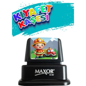Kıyafet Kaşesi Itfaiye Temalı Öğrenci Kaşesi / Kıyafet Etiketi / Kumaş Kıyafet Kaşesi