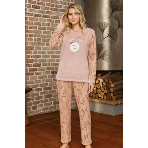 Kadın Polar Pijama Takımı – Yumuşak, Sıcak ve Rahat Ev Giyim 13220