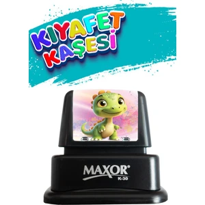 Kıyafet Kaşesi Yavru Dinazor Temalı Öğrenci Kaşesi / Kıyafet Etiketi / Kumaş Kıyafet Kaşesi