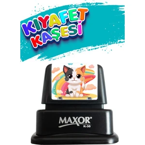 Kıyafet Kaşesi Yavru Kedi Temalı Öğrenci Kaşesi / Kıyafet Etiketi / Kumaş Kıyafet Kaşesi