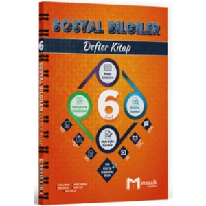 6. Sınıf Sosyal Bilgiler Defter Kitap