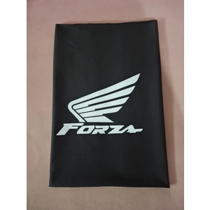 Honda Forza Logolu Motosiklet Koltuk Kılıfı Siyah Tüm Yıllara Uyumlu