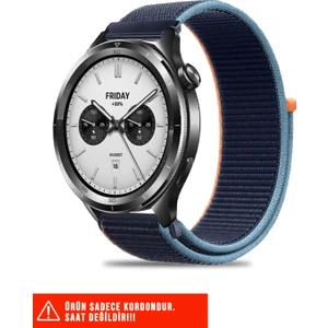 Amazfit Pace / Gtr 2 / Gtr 2e / Gtr 3 / Gtr 3 Pro / Gtr 47MM Uyumlu Hasır Örgü Cırtlı Kordon 22MM
