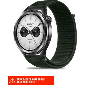 Amazfit Pace / Gtr 2 / Gtr 2e / Gtr 3 / Gtr 3 Pro / Gtr 47MM Uyumlu Hasır Örgü Cırtlı Kordon 22MM