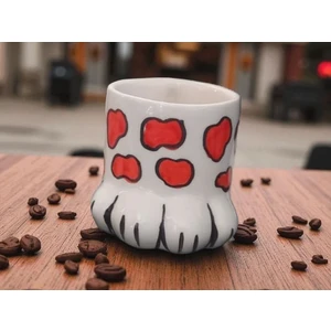 Seramik El Yapımı Pati Kupa