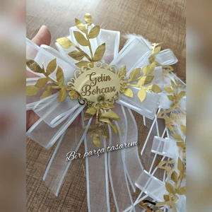 Gold Pleksi Gelin Bohça,valiz Süsü