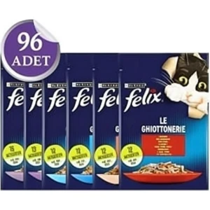 Karışık Yaş Mama 96 Adet x 85 gr