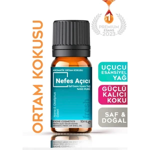 Fresh Nefes Burun Açıcı Saf Esansiyel Uçucu Yağ Difüzör Aromaterapi Ortam Koku Yağı 10ML