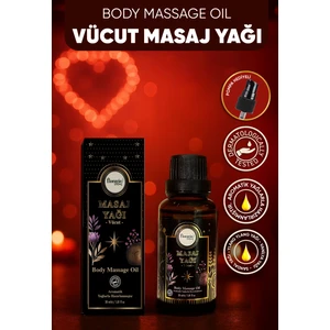 Floravie Natural Masaj Yağı - Aromatik Yağlarla Hazırlanmıştır - 30 ml 