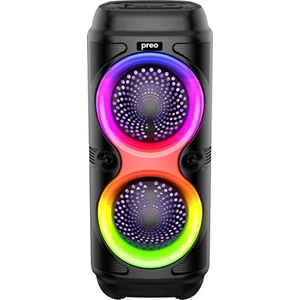 MM25 Kablosuz Karaoke Kule Hoparlör 10 W Güçlü Ses Performansı Renkli Işıklar ile