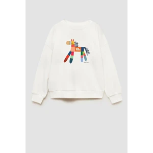 Unisex Çocuk Baskılı 3 Iplik Kumaş Pamuklu Sweatshirt