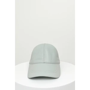 Aydın Şapkacınız Mavi Unisex %100 Hakiki Deri Cırt Cırtlı Şapka –  (57-59 cm ) Arkadan ayarlanabilir