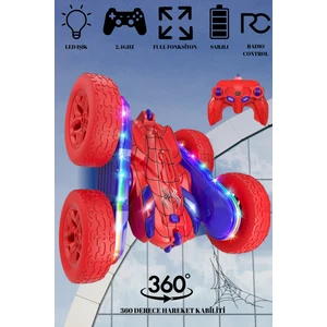 Uzaktan Kumandalı Full Fonksiyon LED Işıklı Akrobat Araba 2.4 Ghz