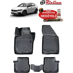 Fiat Egea Cross 2020-2025 Arası Havuzlu Paspas