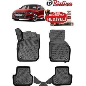 Audi A3 2020-2025 Arası Havuzlu Paspas