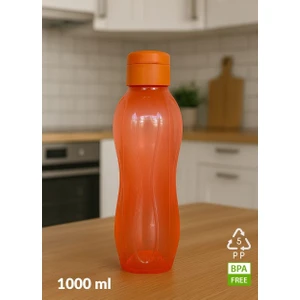 Suluk Sızdırmaz Ev-Iş-Spor Suluğu 1000 ml Matara Pp-5 Bpa Free Su Şişesi