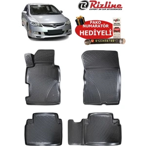 Honda Civic Fd6 2006-2012 Arası Havuzlu Paspas