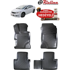 Honda Civic Fb7 2012-2016 Arası Havuzlu Paspas