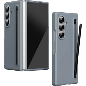 Samsung Galaxy Z Fold 6 Compatible Hole Fold Kapak Kılıf + Stylus Kalem – Şık Tasarım, Darbeye Dayanıklı, Premium Koruma