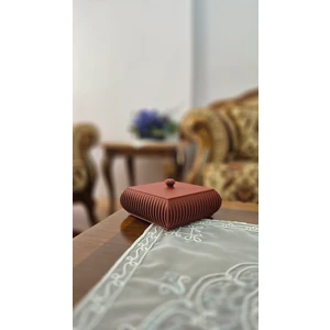 Modern Tasarımlı Dikdörtgen Kapaklı Takı ve Aksesuar Kutusu – 3D Dekoratif Saklama Kutusu