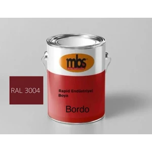Endüstriyel Rapid Boya Bordo RAL3004 2,5kg