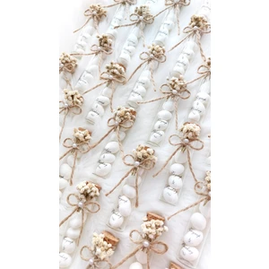 25 Adet Cam Tüpte Draje Şeker Hediyelik – Söz, Nişan, Nikah, Kına ve Özel Günler Için Özel Tasarım