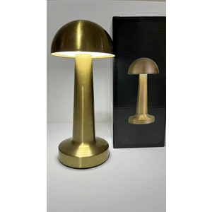 3 Renkli Gold Mantar Masa Lambası