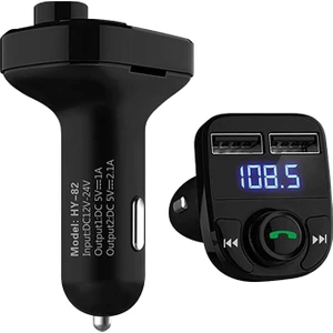 Hello 12-24 Volt Hızlı Şarj Destekli Çift USB Sd Bluetooth Fm Transmitter Oto Teyp Telefon Müzik Aktarıcı