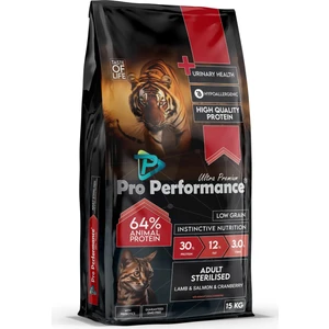 Pro Performance Ultra Premium Yetişkin Pro Performance Adult Cat Sterilised Lamb & Shrimps & Salmon & Cranberry 15