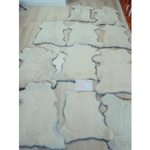 Doğal Boyasız Hakiki Gerçek Deri Koyun Postu Kıvırcık