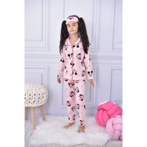 Mickey Mouse Kız Çocuk Pijama Takımı