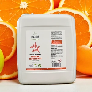 The Elite Home Organik Sertifikalı Mutfak Temizleyici 3 kg ,portakal