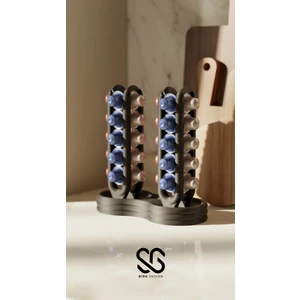 Nespresso 40'lı Kahve Kapsül Standı | Mutfak Kahve Köşesi Organizer Dekor