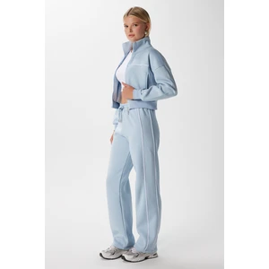 Kadın Lexi Içi Polarlı Şeritli Mavi Alt Üst Eşofman Takımı