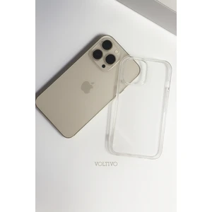 iPhone 15 Pro - Ultra Ince Şeffaf Sade Silikon Kılıf